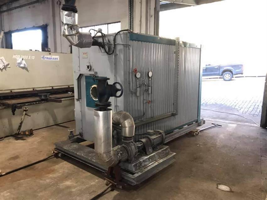 Gerador de vapor montado em skid na oficina